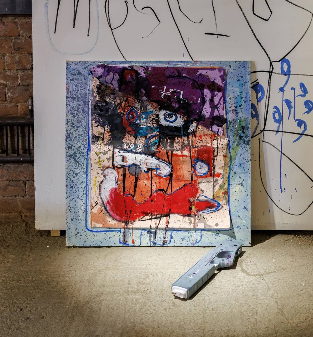 Work shown in a real interior