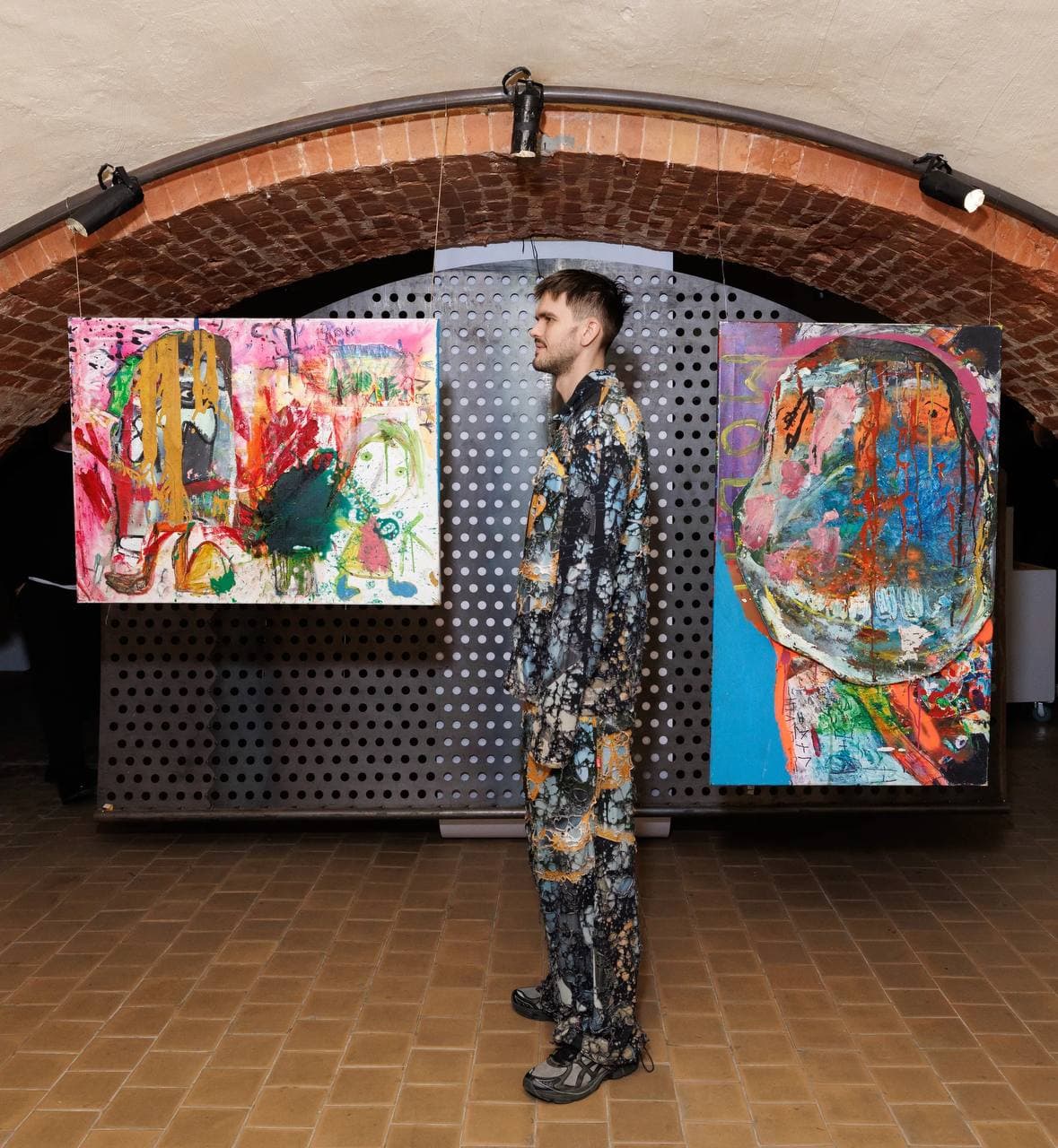 Work shown in a real interior