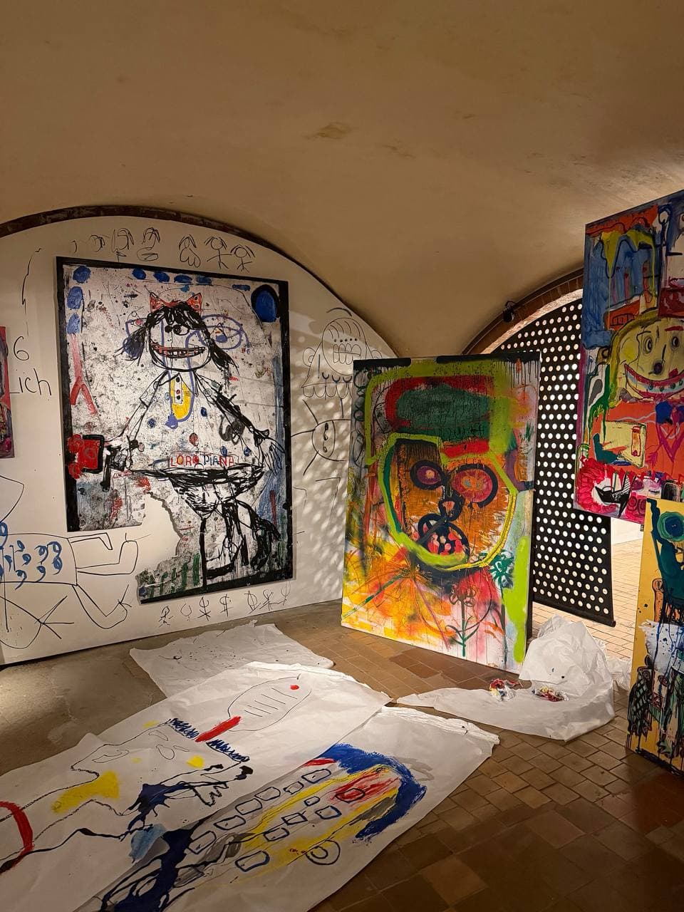 Work shown in a real interior